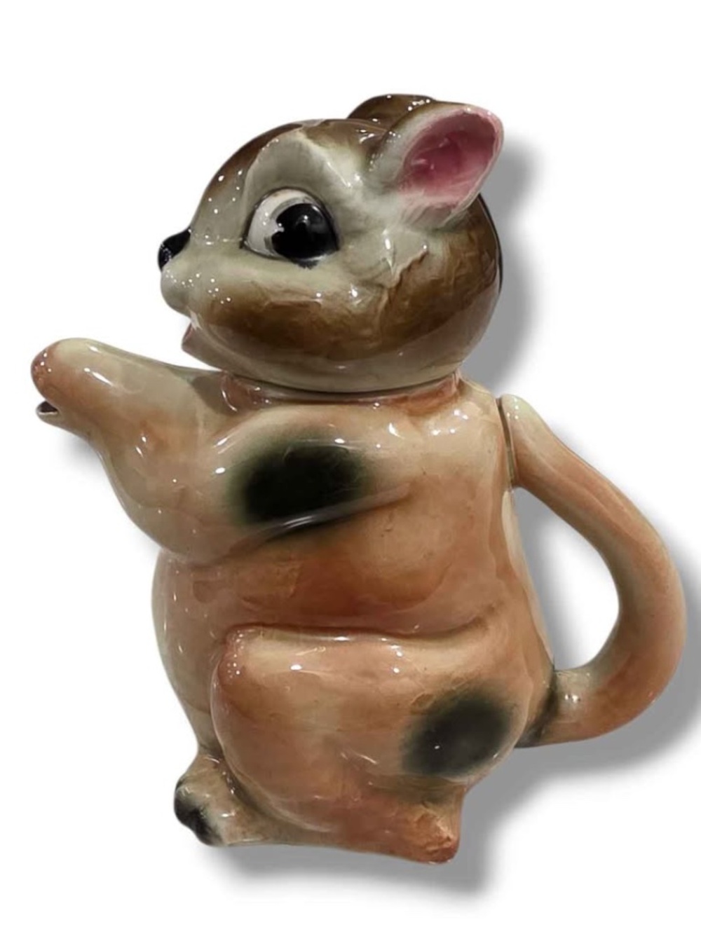 SOLD - Staffordshine Squirrel Single Serve Teapot - Picture 10 of 10